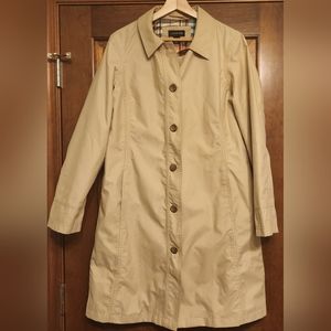 Land's End Classic Lined Trench Sz M
